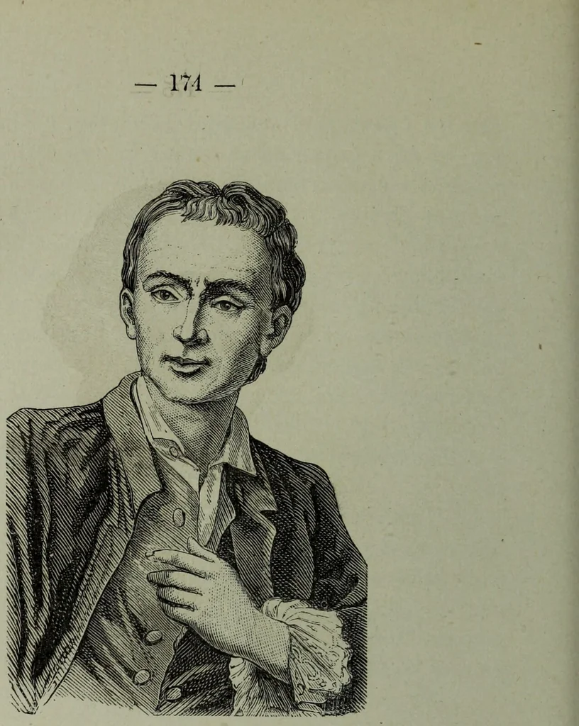 An illustration from La tête humaine : études de phrénologie et de physiognomonie appliquées aux personnages célèbres de l'antiquité et des temps modernes : avec 75 figures intercalées dans le texte / par Charles Rouvin., 1877, leaf 182