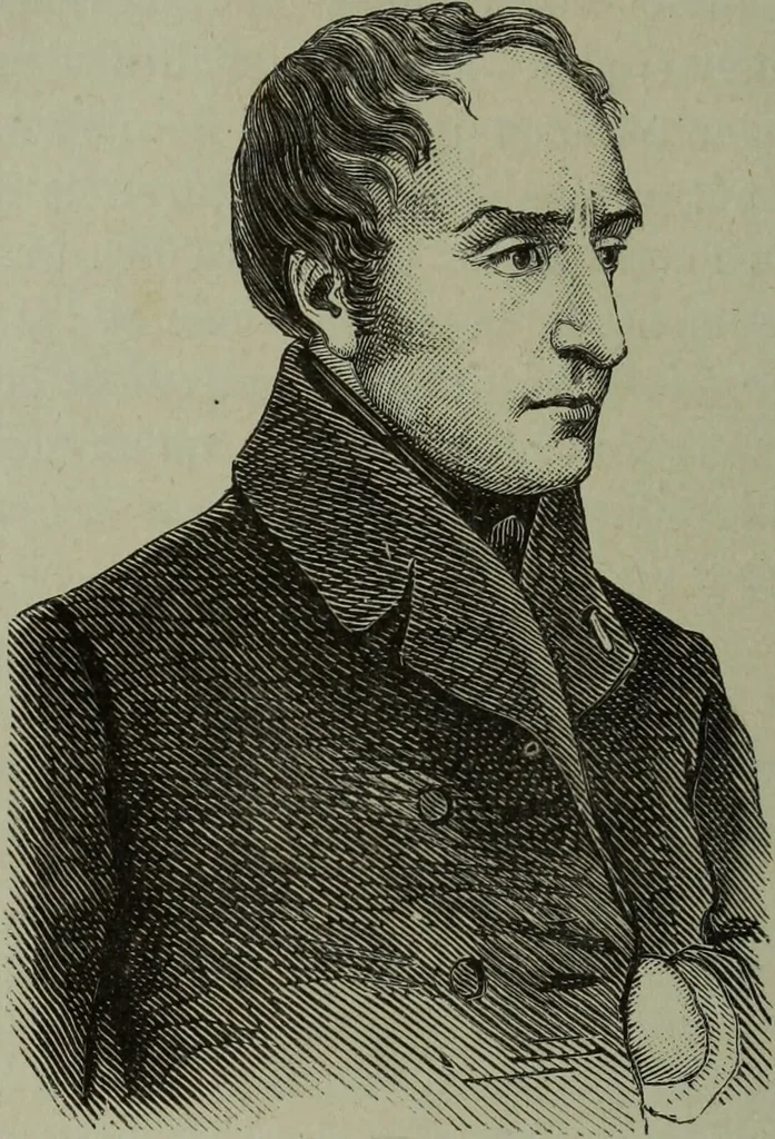 An illustration from La tête humaine : études de phrénologie et de physiognomonie appliquées aux personnages célèbres de l'antiquité et des temps modernes : avec 75 figures intercalées dans le texte / par Charles Rouvin., 1877, leaf 222