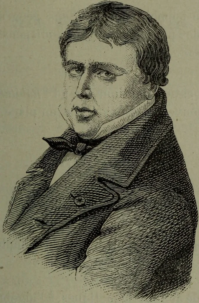 An illustration from La tête humaine : études de phrénologie et de physiognomonie appliquées aux personnages célèbres de l'antiquité et des temps modernes : avec 75 figures intercalées dans le texte / par Charles Rouvin., 1877, leaf 49