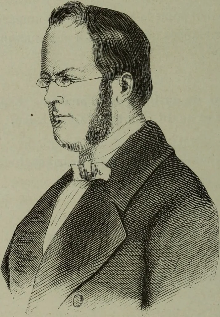 An illustration from La tête humaine : études de phrénologie et de physiognomonie appliquées aux personnages célèbres de l'antiquité et des temps modernes : avec 75 figures intercalées dans le texte / par Charles Rouvin., 1877, leaf 54