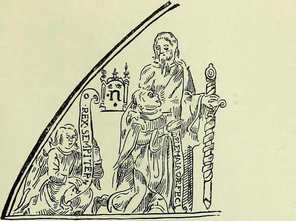 An illustration from Nicholas Flammel : his exposition of the hieroglyphical figures which he caused to be painted upon an arch in St. Innocents church yard in Paris : concerning both the theory and practice of the philosophers stone / faithfully and religiously done into English out of the French copy, by Eirenaeus Orandus., 1890, leaf 51