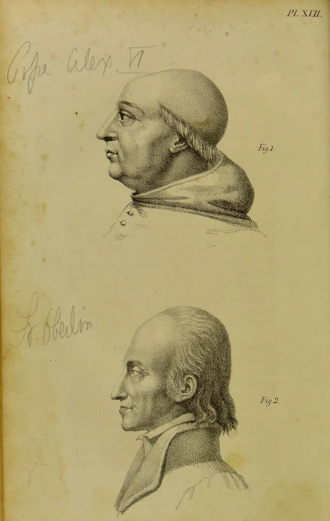 An illustration from Phrenology, in connexion with the study of physiognomy / by G. Spurzheim., 1826, leaf 116