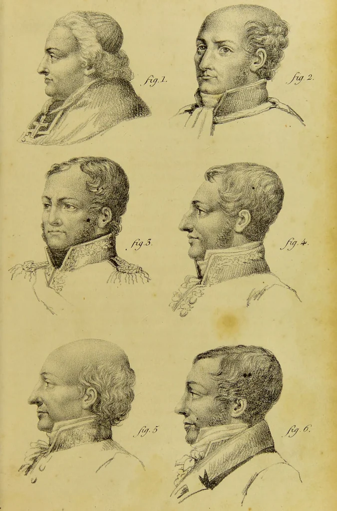 An illustration from Phrenology, in connexion with the study of physiognomy / by G. Spurzheim., 1826, leaf 209
