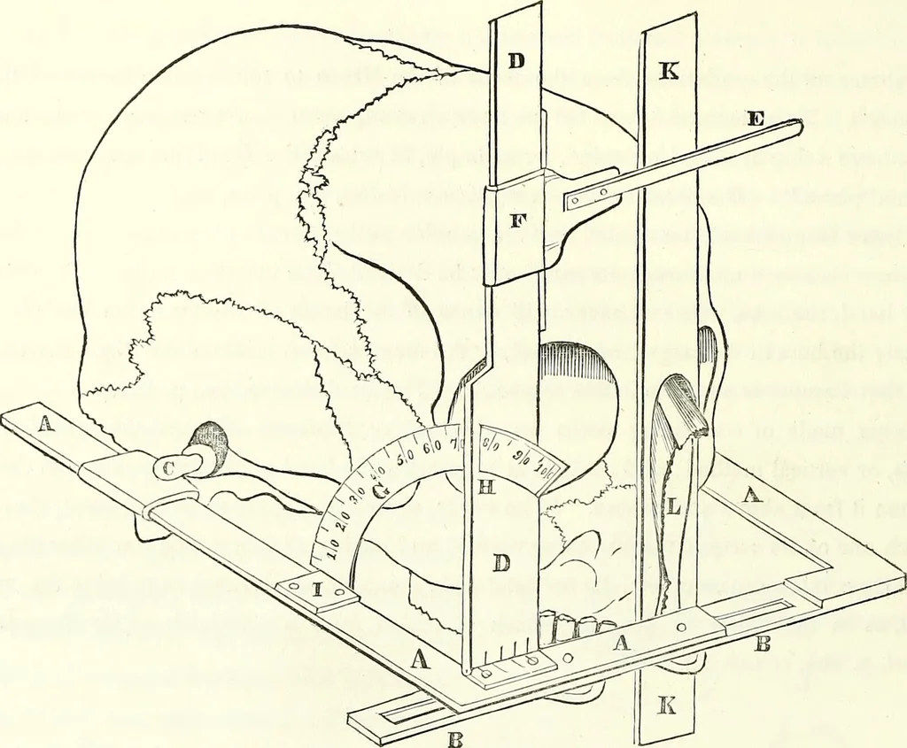 An illustration from Crania americana or, A comparative view of the skulls of various aboriginal nations of North and South America : to which is prefixed an essay on the varities of the human species / by Samuel George Morton., 1839, leaf 274