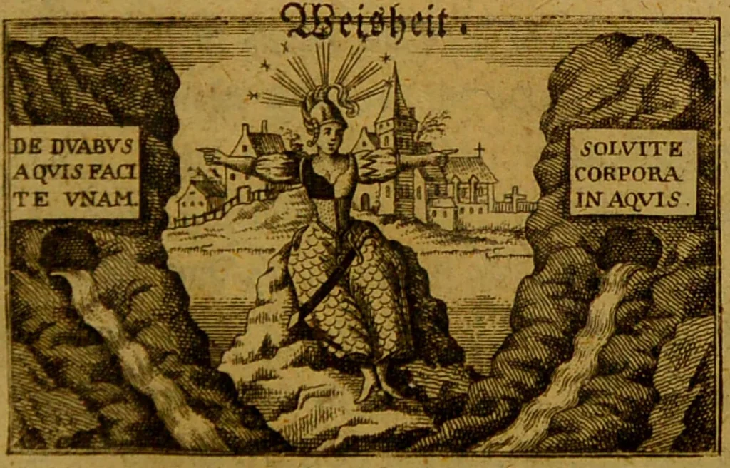 An illustration from Theoretisch praktisches Handbuch der höhern Chimie, : in welchem alle zu wissen nothige Lehrsätze der Philosophen sistematisch vorgetragen und mit nützlichen Erläuterungen versehen sind; / herausgegeben von einem Liebhaber und Schüler der geheimen Weisheit., 1784, leaf 5