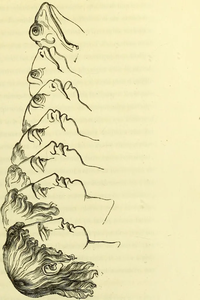 An illustration from Introduction a l'étude philosophique et pratique de la phrénologie., 1845, leaf 37