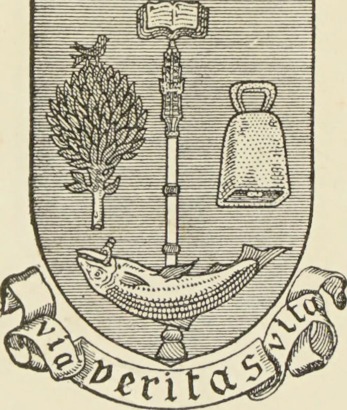 An illustration from Remarks upon alchemy and the alchemists, indicating a method of discovering the true nature of Hermetic philosophy : and showing that the search after the philosopher's stone had not for its object the discovery of an agent for the transmutation of metals., 1865, leaf 2