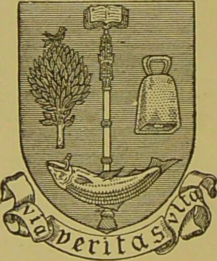 An illustration from Baco Verulamius alchemicis philosophis quid debuerit / Facultati Parisiensi hanc thesim proponebat Pierre Janet., 1889, leaf 2