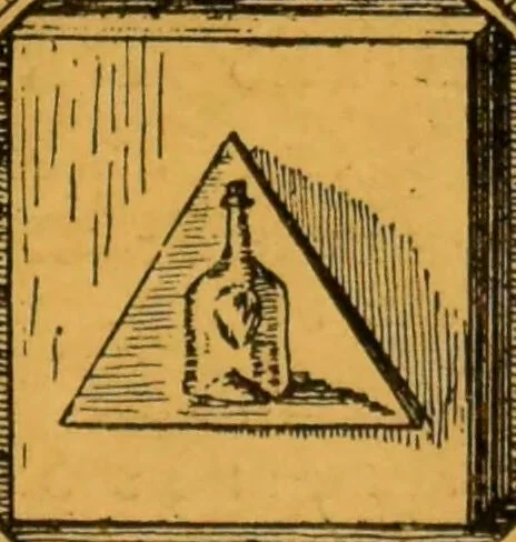 An illustration from Théories & symboles des alchimistes : le grand-oeuvre : suivi d'un essai sur la bibliographie alchimique due XIXe sìecle., 1891, leaf 9