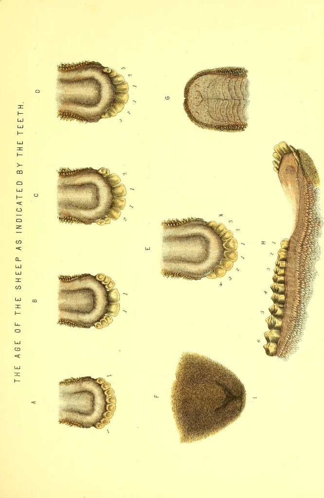 An illustration from Modern practical farriery : a complete guide to all that relates to the horse; its history, varieties, and uses, breaking, training, feeding, stabling, and grooming, how to buy, keep and treat a horse in health and disease ... forming a complete system of the veterinary art, as a present practised at the Royal Veterinary College, London / by W.J. Miles ... with numerous illustrations and a series of anatomical plates, engraved from the original drawings from nature, by Benjamin Herring. To which is added an essay on the diseases and management of cattle, sheep, and pigs / by J.I. Lupton., 1885, leaf 631