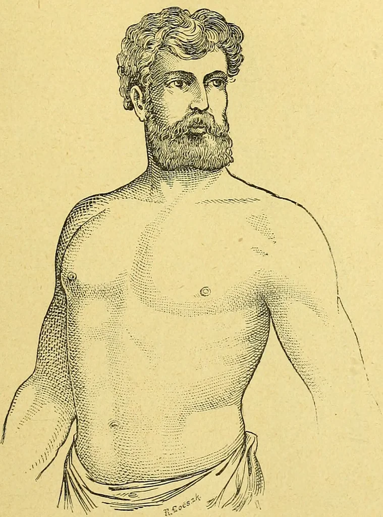 An illustration from La nuova medicina natural : trattato d'insegnamento e di consultazione sul metodo di curare e di guarire le malattie seguendo le leggi di natura / di F.E. Bilz., 1895, leaf 239