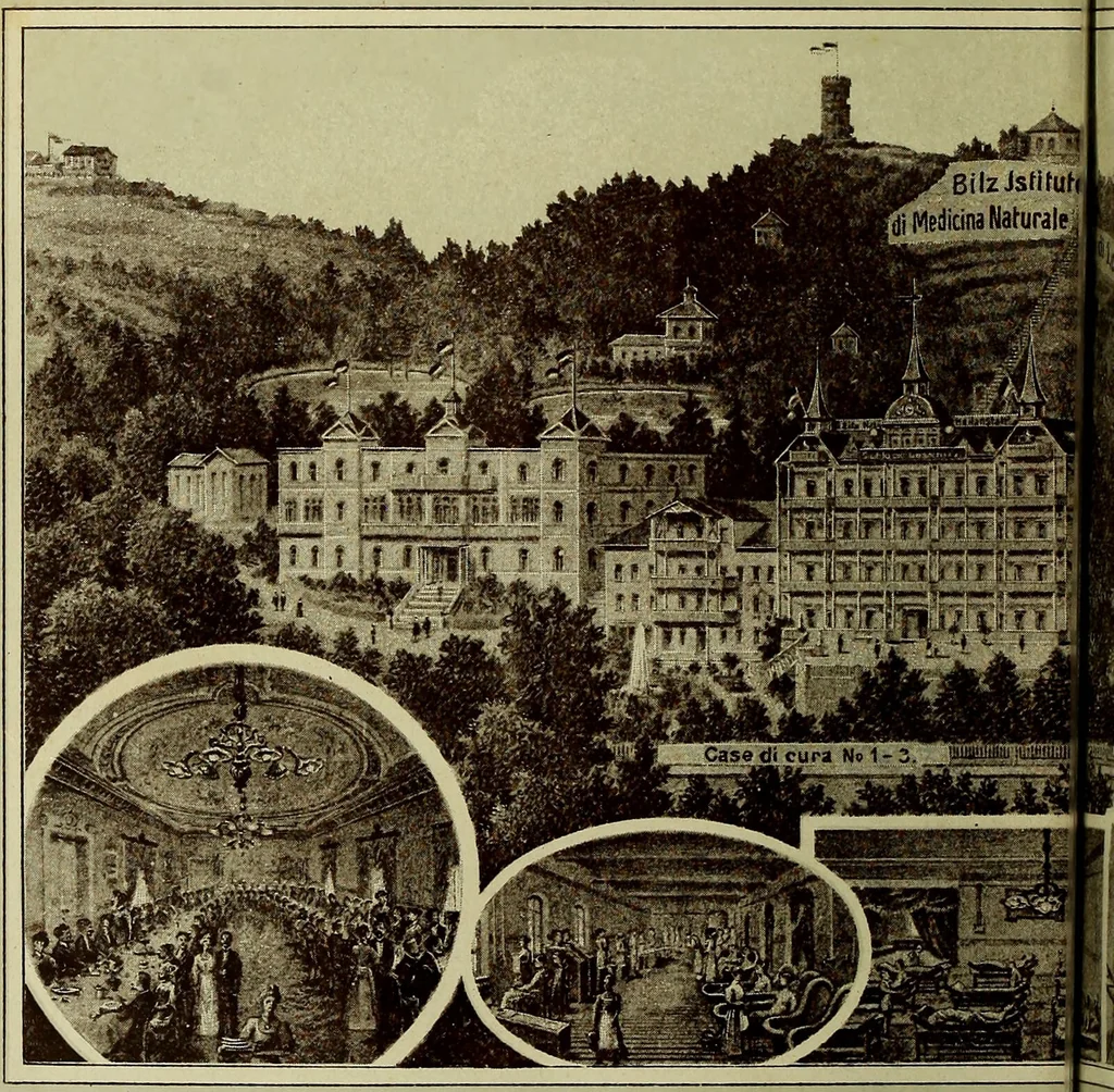 An illustration from La nuova medicina natural : trattato d'insegnamento e di consultazione sul metodo di curare e di guarire le malattie seguendo le leggi di natura / di F.E. Bilz., 1895, leaf 26