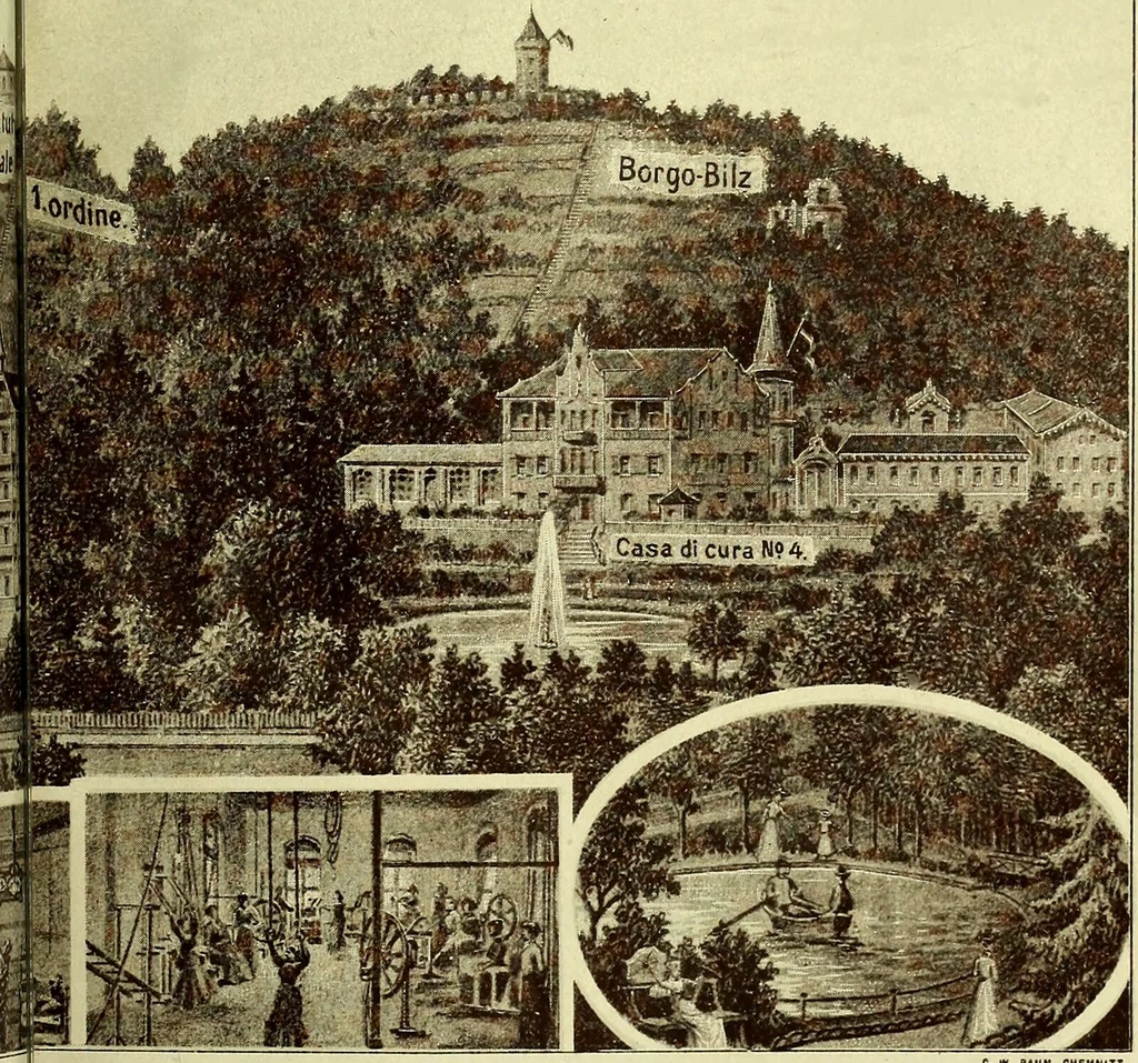 An illustration from La nuova medicina natural : trattato d'insegnamento e di consultazione sul metodo di curare e di guarire le malattie seguendo le leggi di natura / di F.E. Bilz., 1895, leaf 27