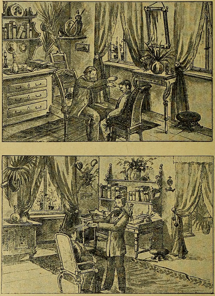 An illustration from La nuova medicina natural : trattato d'insegnamento e di consultazione sul metodo di curare e di guarire le malattie seguendo le leggi di natura / di F.E. Bilz., 1895, leaf 296