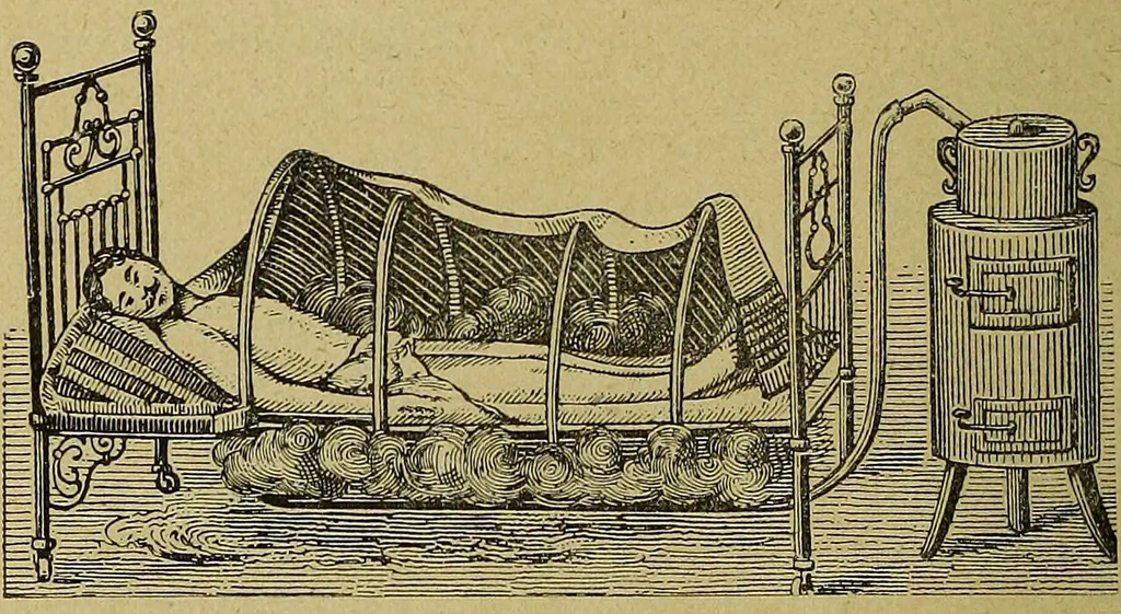 An illustration from La nuova medicina natural : trattato d'insegnamento e di consultazione sul metodo di curare e di guarire le malattie seguendo le leggi di natura / di F.E. Bilz., 1895, leaf 348
