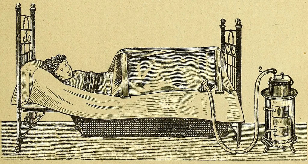 An illustration from La nuova medicina natural : trattato d'insegnamento e di consultazione sul metodo di curare e di guarire le malattie seguendo le leggi di natura / di F.E. Bilz., 1895, leaf 349