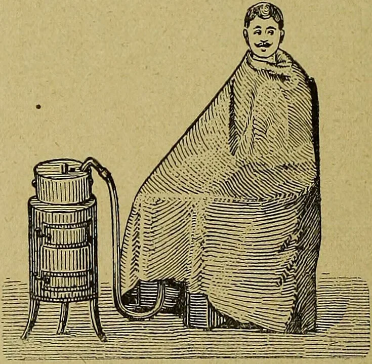 An illustration from La nuova medicina natural : trattato d'insegnamento e di consultazione sul metodo di curare e di guarire le malattie seguendo le leggi di natura / di F.E. Bilz., 1895, leaf 352