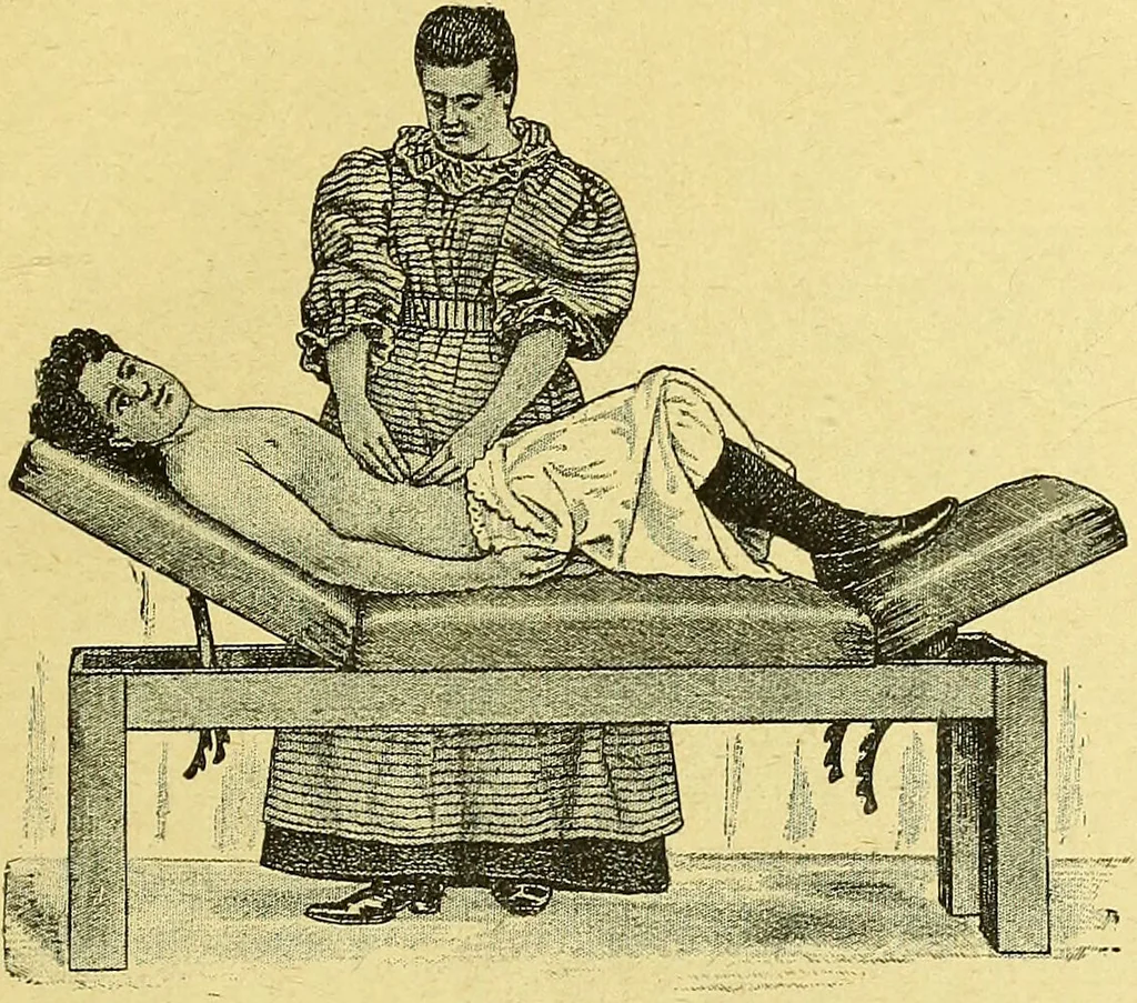 An illustration from La nuova medicina natural : trattato d'insegnamento e di consultazione sul metodo di curare e di guarire le malattie seguendo le leggi di natura / di F.E. Bilz., 1895, leaf 385