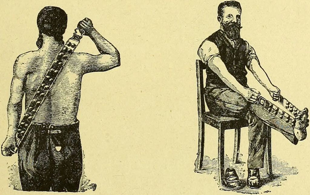 An illustration from La nuova medicina natural : trattato d'insegnamento e di consultazione sul metodo di curare e di guarire le malattie seguendo le leggi di natura / di F.E. Bilz., 1895, leaf 399