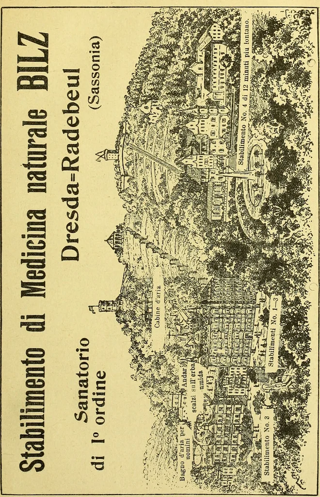 An illustration from La nuova medicina natural : trattato d'insegnamento e di consultazione sul metodo di curare e di guarire le malattie seguendo le leggi di natura / di F.E. Bilz., 1895, leaf 405