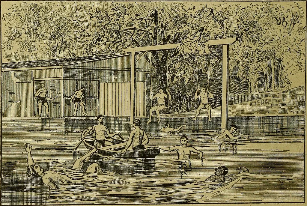 An illustration from La nuova medicina natural : trattato d'insegnamento e di consultazione sul metodo di curare e di guarire le malattie seguendo le leggi di natura / di F.E. Bilz., 1895, leaf 410
