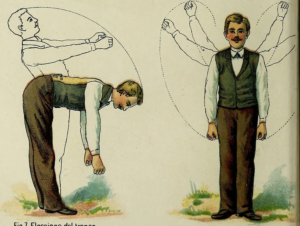 An illustration from La nuova medicina natural : trattato d'insegnamento e di consultazione sul metodo di curare e di guarire le malattie seguendo le leggi di natura / di F.E. Bilz., 1895, leaf 52