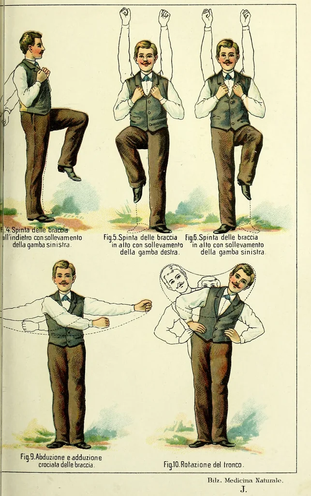 An illustration from La nuova medicina natural : trattato d'insegnamento e di consultazione sul metodo di curare e di guarire le malattie seguendo le leggi di natura / di F.E. Bilz., 1895, leaf 53