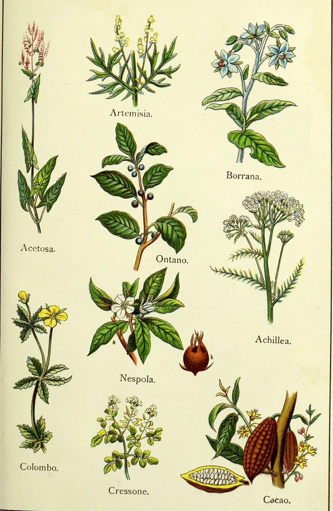 An illustration from La nuova medicina natural : trattato d'insegnamento e di consultazione sul metodo di curare e di guarire le malattie seguendo le leggi di natura / di F.E. Bilz., 1895, leaf 91