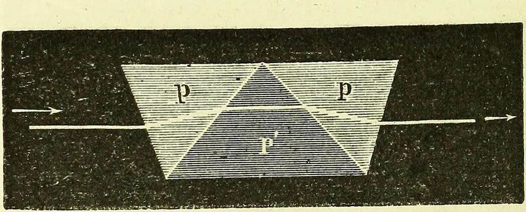 An illustration from Spectrum analysis in its application to terrestrial substances, and the physical constitution of the heavenly bodies / familiarly explained by H. Schellen ; translated from the second enlarged and revised German edition by Jane and Caroline Lassell ; edited with notes by William Huggins ; with numerous woodcuts and coloured plates, and Ångström's and Kirchhoff's maps., 1872, leaf 144