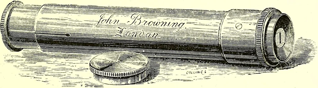 An illustration from Spectrum analysis in its application to terrestrial substances, and the physical constitution of the heavenly bodies / familiarly explained by H. Schellen ; translated from the second enlarged and revised German edition by Jane and Caroline Lassell ; edited with notes by William Huggins ; with numerous woodcuts and coloured plates, and Ångström's and Kirchhoff's maps., 1872, leaf 149