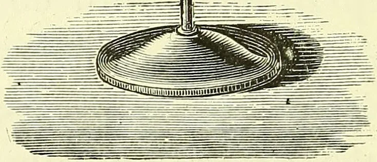 An illustration from Spectrum analysis in its application to terrestrial substances, and the physical constitution of the heavenly bodies / familiarly explained by H. Schellen ; translated from the second enlarged and revised German edition by Jane and Caroline Lassell ; edited with notes by William Huggins ; with numerous woodcuts and coloured plates, and Ångström's and Kirchhoff's maps., 1872, leaf 190