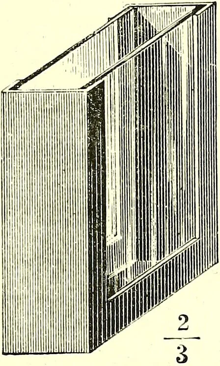 An illustration from Spectrum analysis in its application to terrestrial substances, and the physical constitution of the heavenly bodies / familiarly explained by H. Schellen ; translated from the second enlarged and revised German edition by Jane and Caroline Lassell ; edited with notes by William Huggins ; with numerous woodcuts and coloured plates, and Ångström's and Kirchhoff's maps., 1872, leaf 215