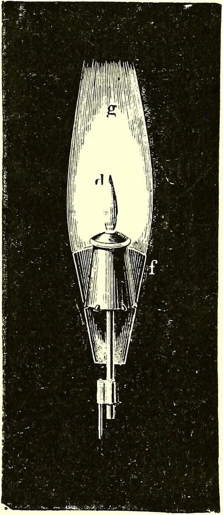 An illustration from Spectrum analysis in its application to terrestrial substances, and the physical constitution of the heavenly bodies / familiarly explained by H. Schellen ; translated from the second enlarged and revised German edition by Jane and Caroline Lassell ; edited with notes by William Huggins ; with numerous woodcuts and coloured plates, and Ångström's and Kirchhoff's maps., 1872, leaf 247