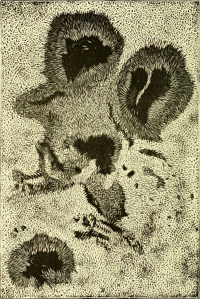 An illustration from Spectrum analysis in its application to terrestrial substances, and the physical constitution of the heavenly bodies / familiarly explained by H. Schellen ; translated from the second enlarged and revised German edition by Jane and Caroline Lassell ; edited with notes by William Huggins ; with numerous woodcuts and coloured plates, and Ångström's and Kirchhoff's maps., 1872, leaf 322