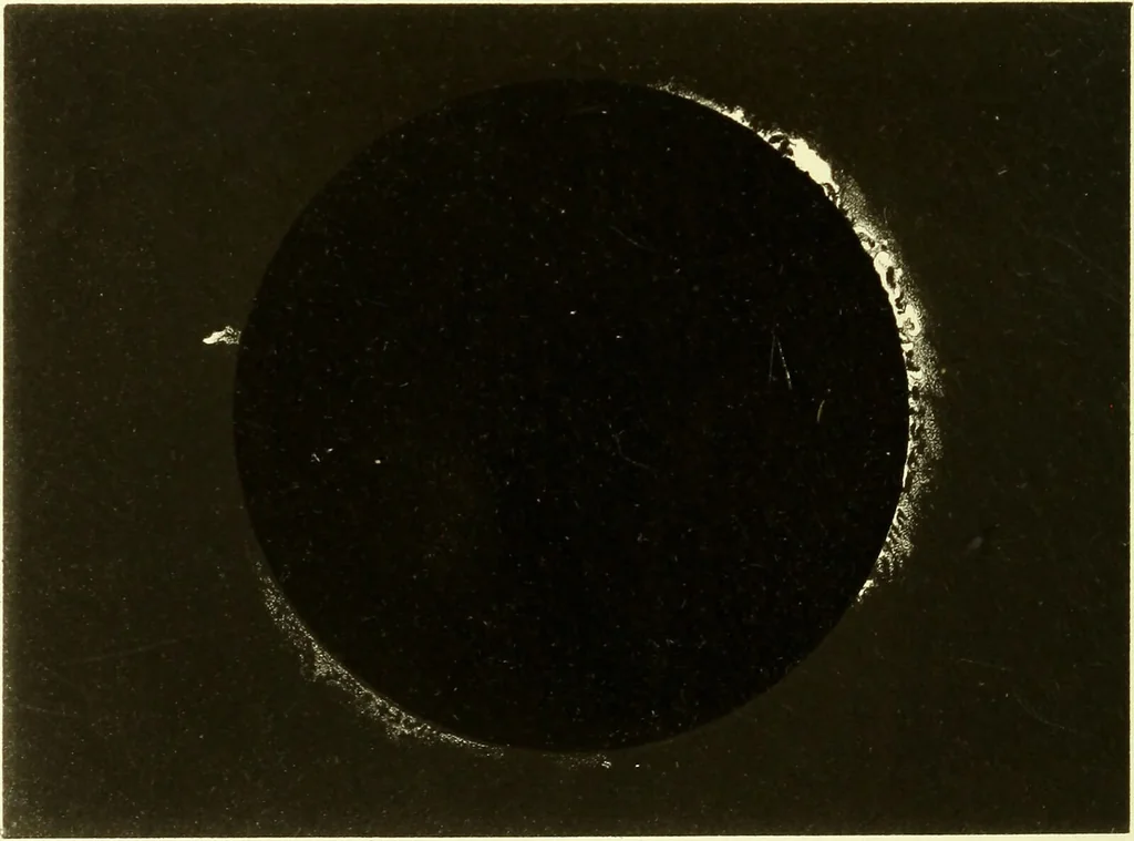 An illustration from Spectrum analysis in its application to terrestrial substances, and the physical constitution of the heavenly bodies / familiarly explained by H. Schellen ; translated from the second enlarged and revised German edition by Jane and Caroline Lassell ; edited with notes by William Huggins ; with numerous woodcuts and coloured plates, and Ångström's and Kirchhoff's maps., 1872, leaf 372
