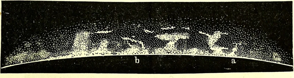 An illustration from Spectrum analysis in its application to terrestrial substances, and the physical constitution of the heavenly bodies / familiarly explained by H. Schellen ; translated from the second enlarged and revised German edition by Jane and Caroline Lassell ; edited with notes by William Huggins ; with numerous woodcuts and coloured plates, and Ångström's and Kirchhoff's maps., 1872, leaf 501