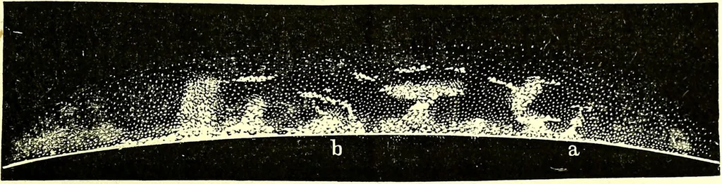 An illustration from Spectrum analysis in its application to terrestrial substances, and the physical constitution of the heavenly bodies / familiarly explained by H. Schellen ; translated from the second enlarged and revised German edition by Jane and Caroline Lassell ; edited with notes by William Huggins ; with numerous woodcuts and coloured plates, and Ångström's and Kirchhoff's maps., 1872, leaf 501