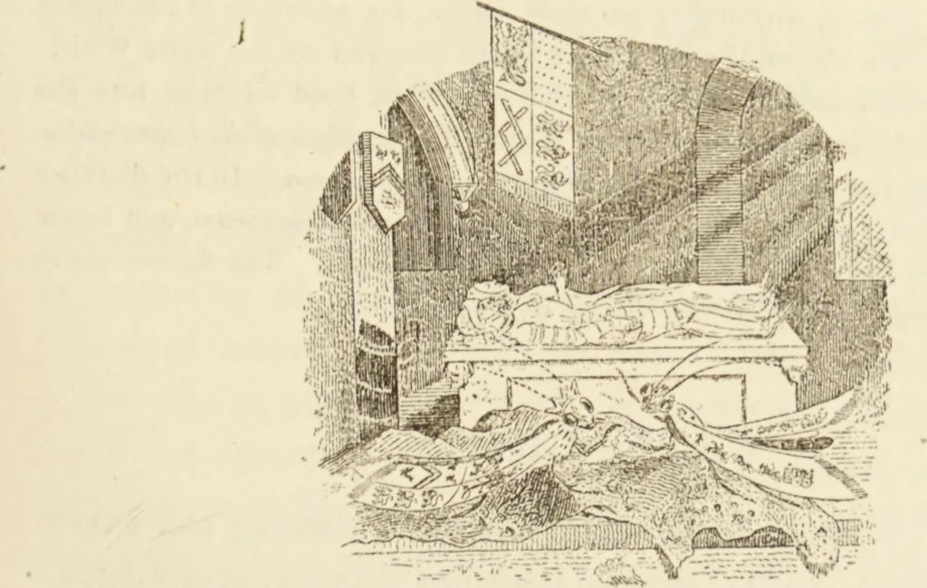 An illustration from Episodes of insect life / by Acheta Domestica, [pseud.] ;edited and revised by J.G. Wood., 1879, leaf 131