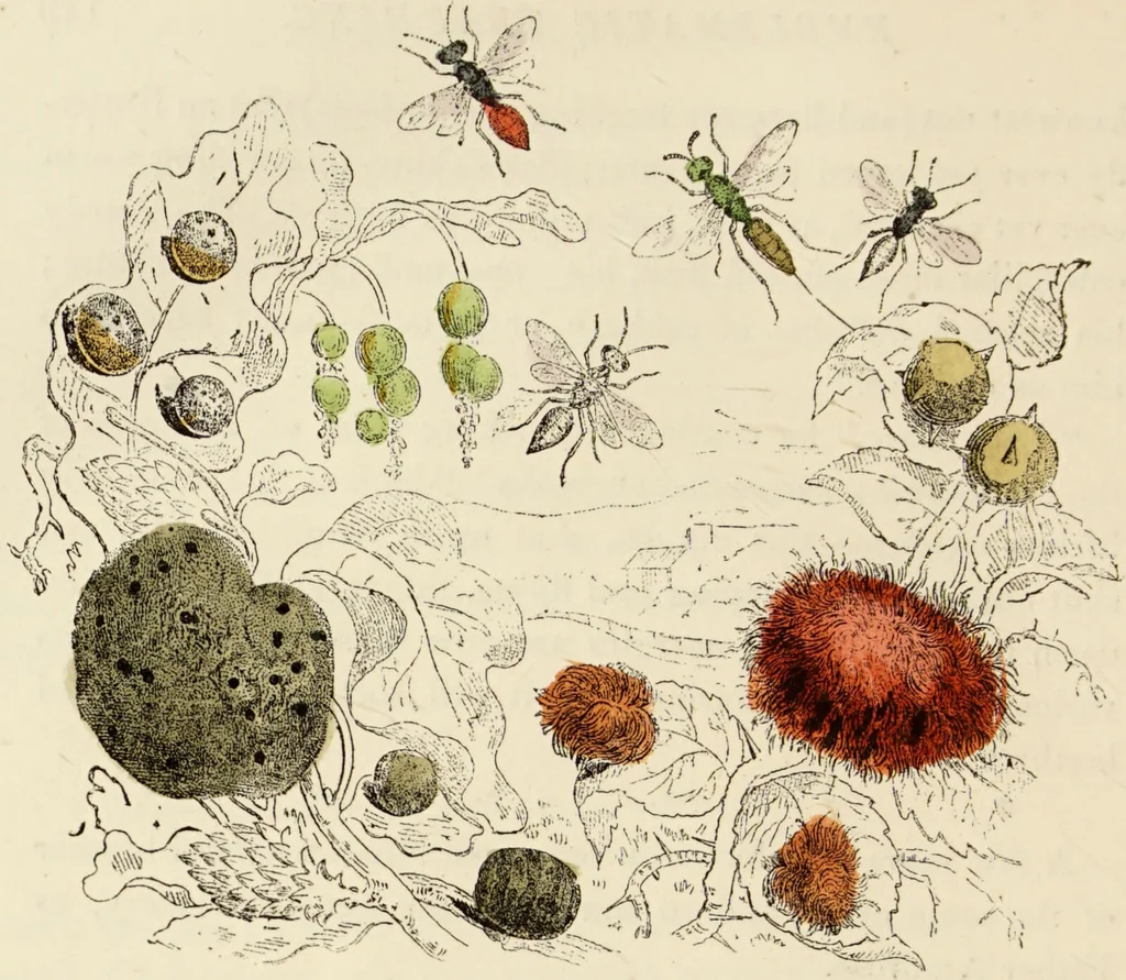 An illustration from Episodes of insect life / by Acheta Domestica, [pseud.] ;edited and revised by J.G. Wood., 1879, leaf 170