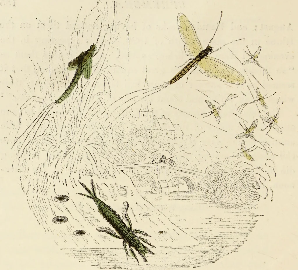 An illustration from Episodes of insect life / by Acheta Domestica, [pseud.] ;edited and revised by J.G. Wood., 1879, leaf 176