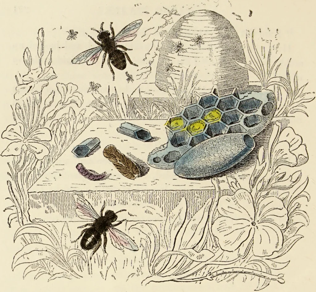 An illustration from Episodes of insect life / by Acheta Domestica, [pseud.] ;edited and revised by J.G. Wood., 1879, leaf 242