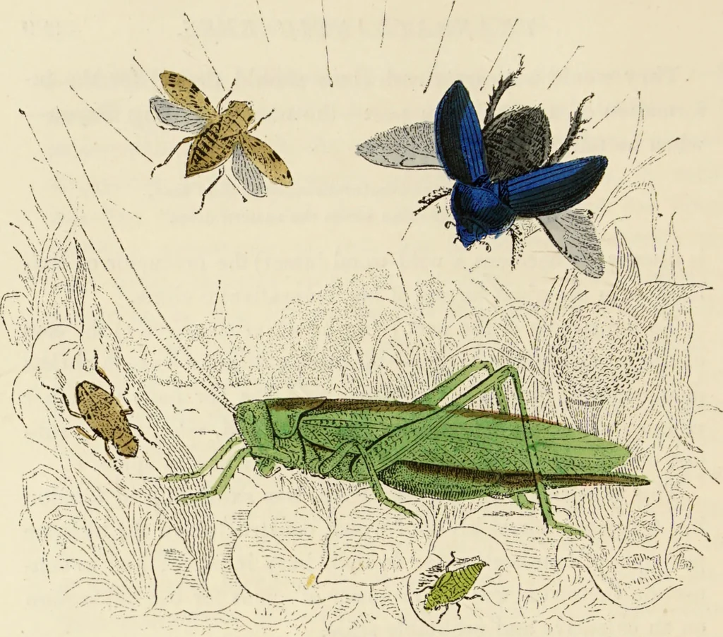 An illustration from Episodes of insect life / by Acheta Domestica, [pseud.] ;edited and revised by J.G. Wood., 1879, leaf 250