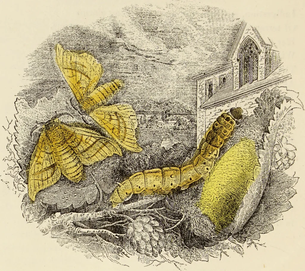 An illustration from Episodes of insect life / by Acheta Domestica, [pseud.] ;edited and revised by J.G. Wood., 1879, leaf 84