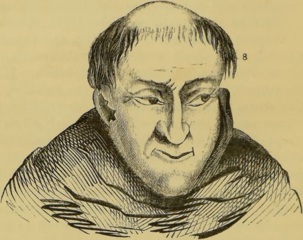 An illustration from Elements of phrenology / by George Combe., 1862, leaf 94