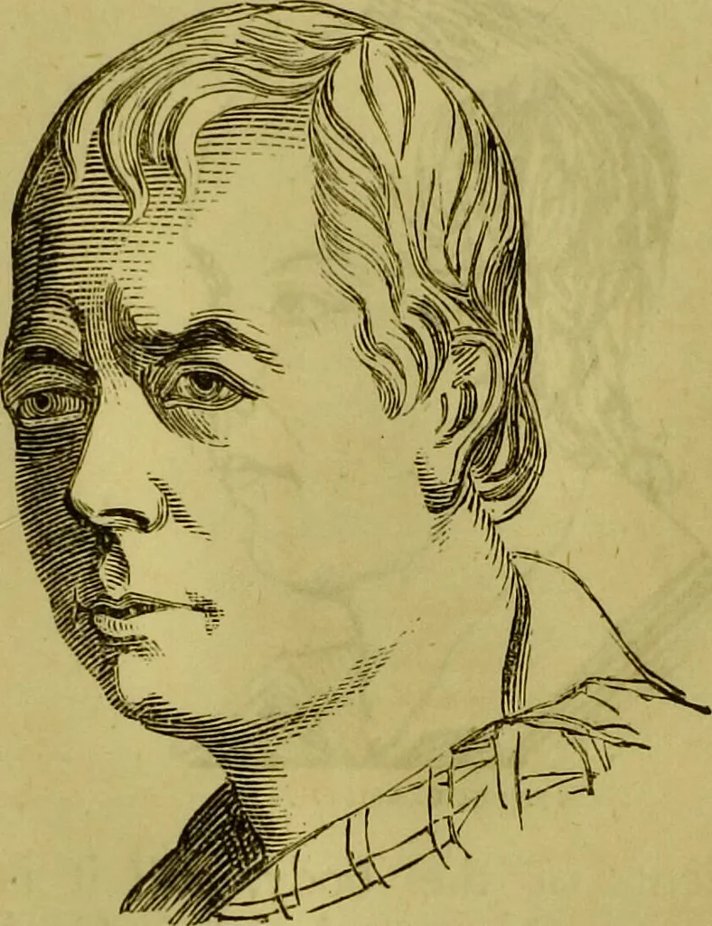 An illustration from Orthodox phrenology / by A.L. Vago., 1871, leaf 25