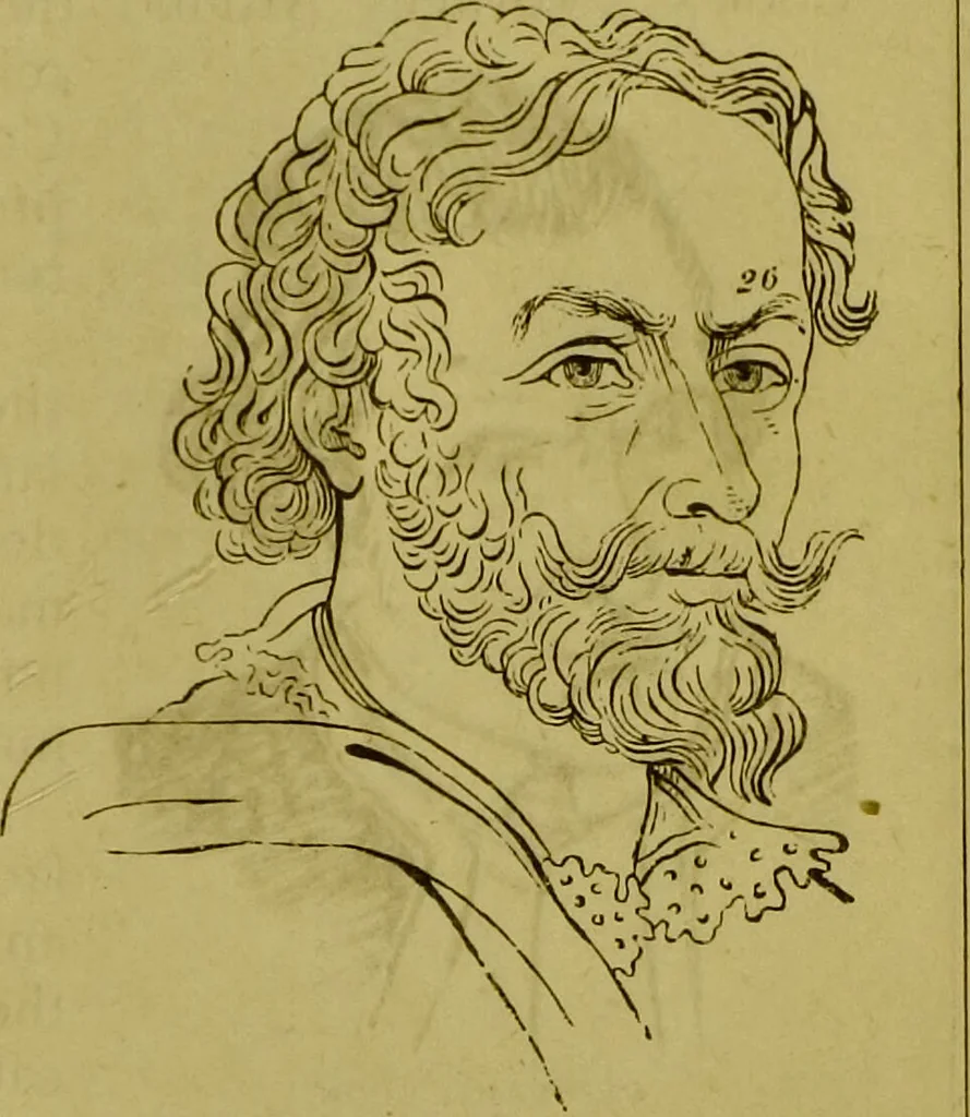 An illustration from Orthodox phrenology / by A.L. Vago., 1871, leaf 57