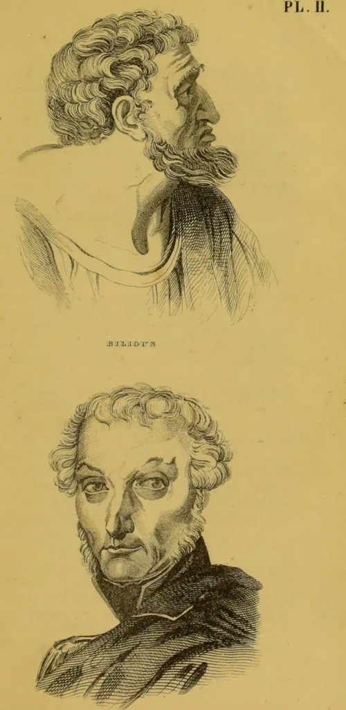 An illustration from Elements of phrenology / by George Combe., 1855, leaf 35