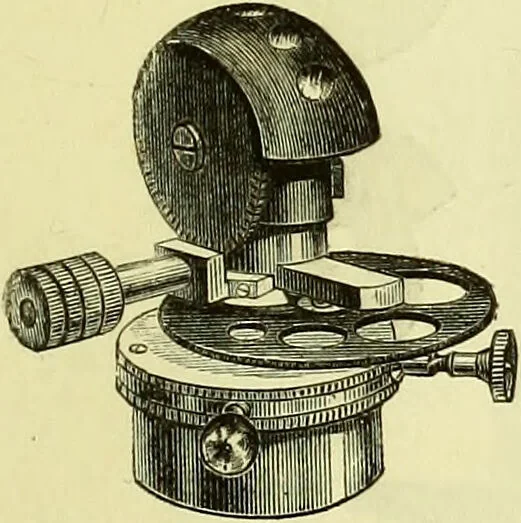 An illustration from The microscope : its history, construction, and application, being a familiar introduction to the use of the instrument, and the study of microscopical science / by Jabez Hogg ; with upwards of five hundred engravings, and coloured illustrations by Tuffen West., 1883, leaf 205
