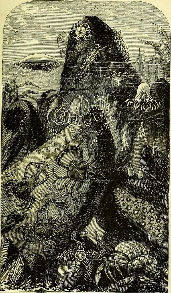 An illustration from The microscope : its history, construction, and application, being a familiar introduction to the use of the instrument, and the study of microscopical science / by Jabez Hogg ; with upwards of five hundred engravings, and coloured illustrations by Tuffen West., 1883, leaf 531