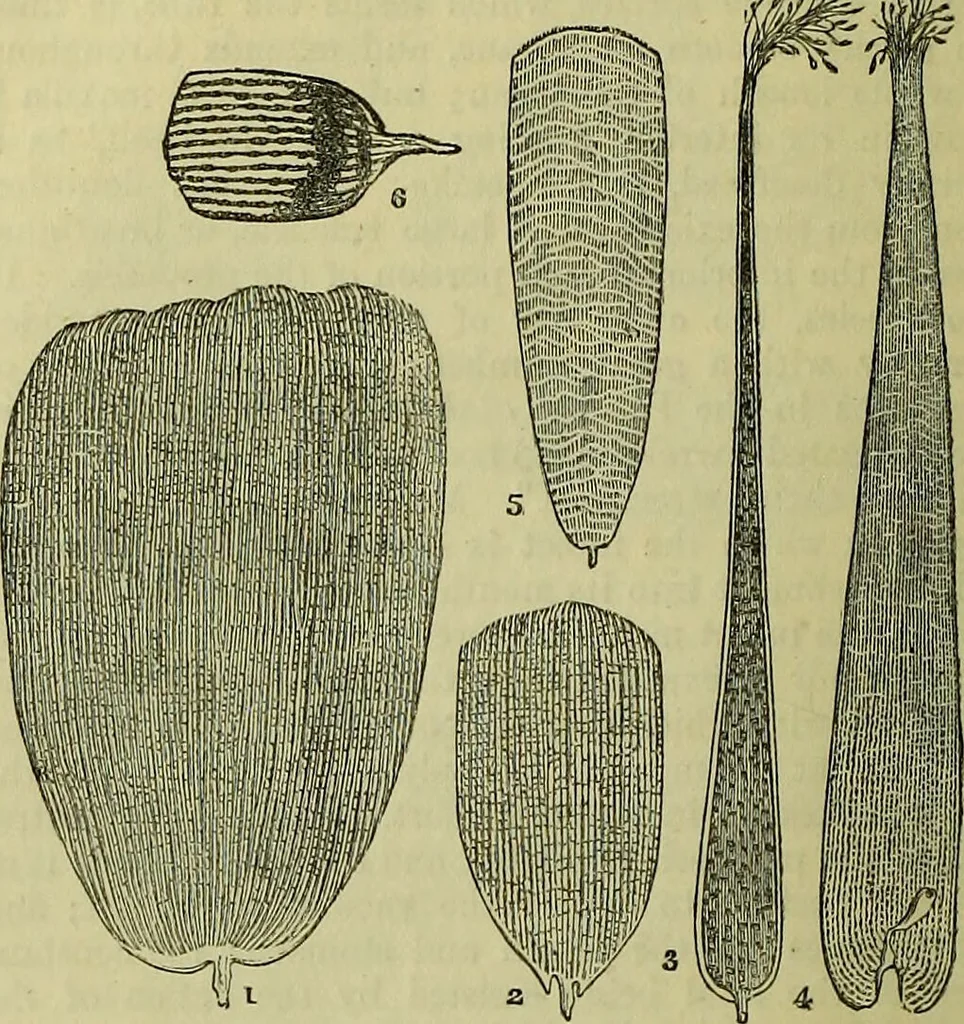 An illustration from The microscope : its history, construction, and application, being a familiar introduction to the use of the instrument, and the study of microscopical science / by Jabez Hogg ; with upwards of five hundred engravings, and coloured illustrations by Tuffen West., 1883, leaf 650